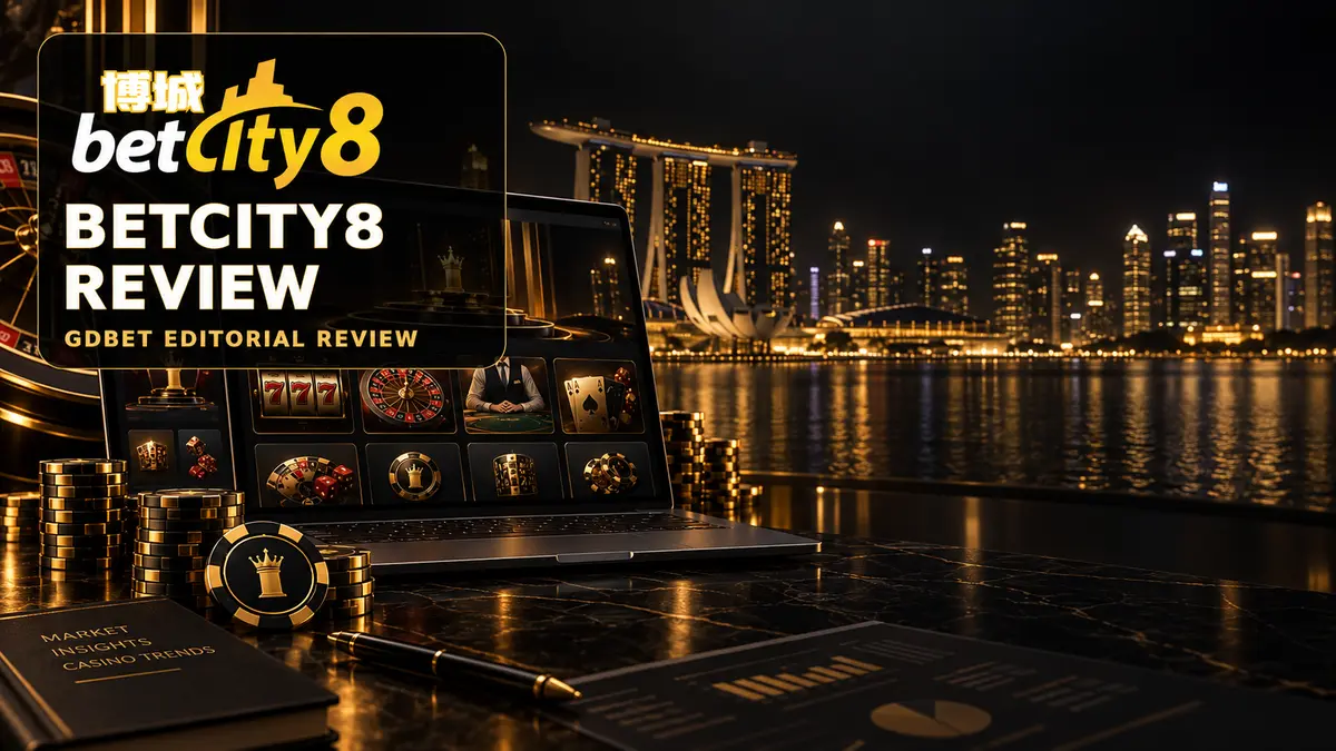 BetCity8 Review Singapore by GDBET with the BetCity8 logo